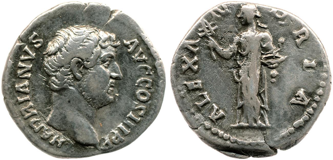 RIC II, Part 3 (second edition) Hadrian 1502, аверс, bm