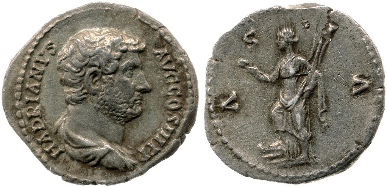 obverse RIC II, Part 3 (second edition) Hadrian 1511