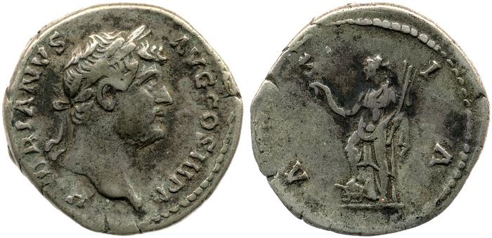 реверс RIC II, Part 3 (second edition) Hadrian 1506
