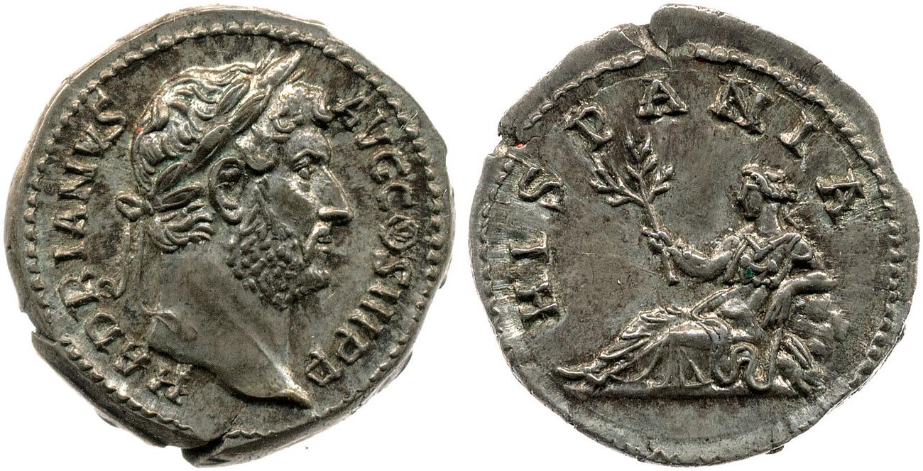 obverse RIC II, Part 3 (second edition) Hadrian 1533