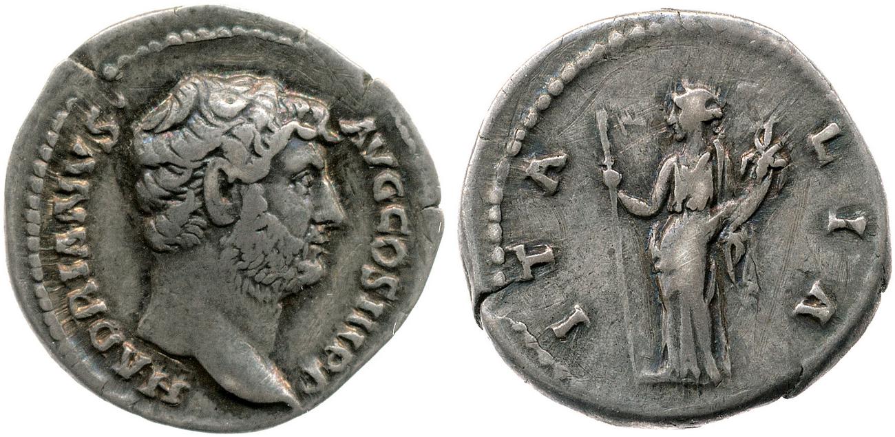 RIC II, Part 3 (second edition) Hadrian 1541, аверс, bm