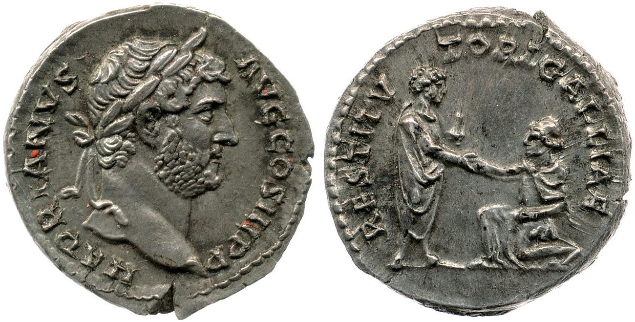 аверс RIC II, Part 3 (second edition) Hadrian 1573