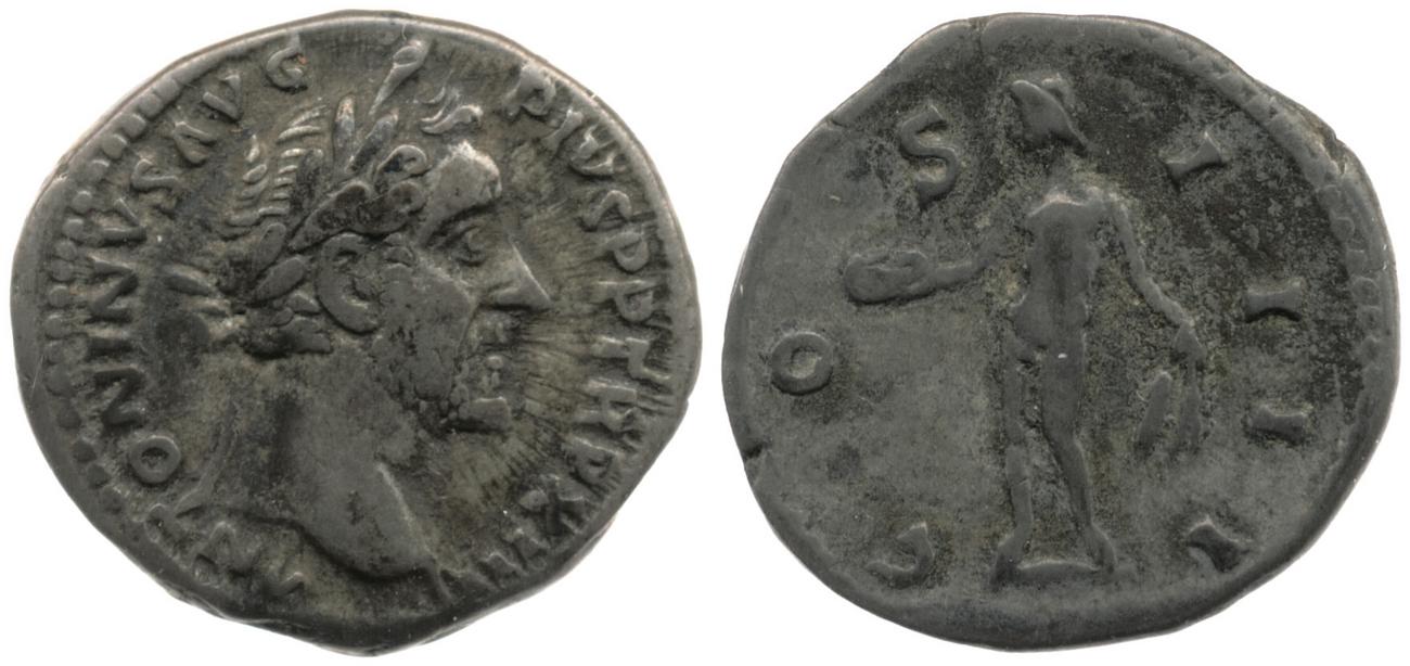 RIC III Antoninus Pius 189, аверс, bm