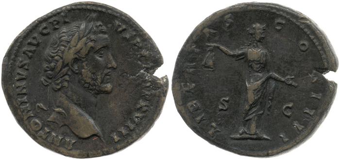 реверс RIC III Antoninus Pius 928