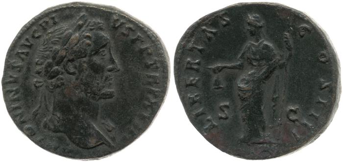 реверс RIC III Antoninus Pius 929