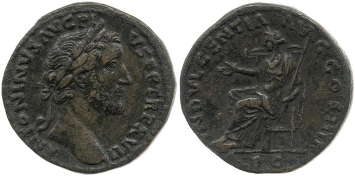 RIC III Antoninus Pius 914, реверс, bm