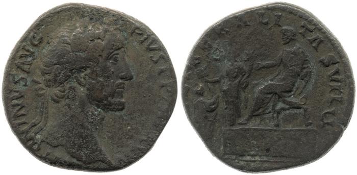 реверс RIC III Antoninus Pius 915