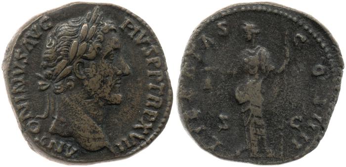 реверс RIC III Antoninus Pius 917