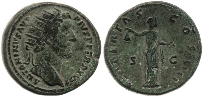 реверс RIC III Antoninus Pius 920