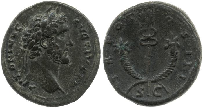 RIC III Antoninus Pius 705A, реверс, Британский музей