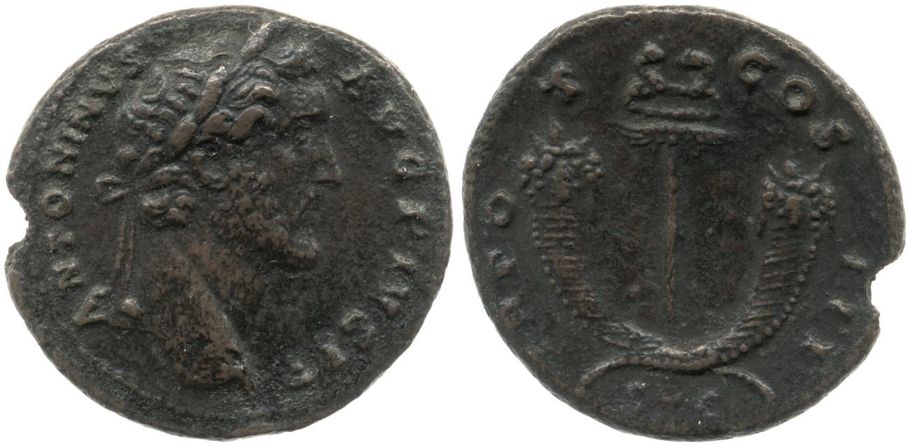 RIC III Antoninus Pius 705A, аверс, Британский музей