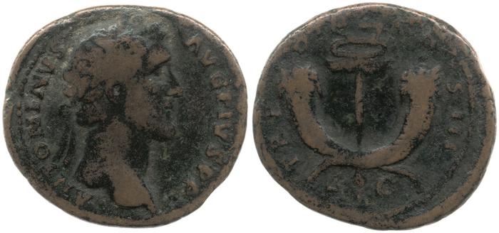 RIC III Antoninus Pius 705A, реверс, Британский музей
