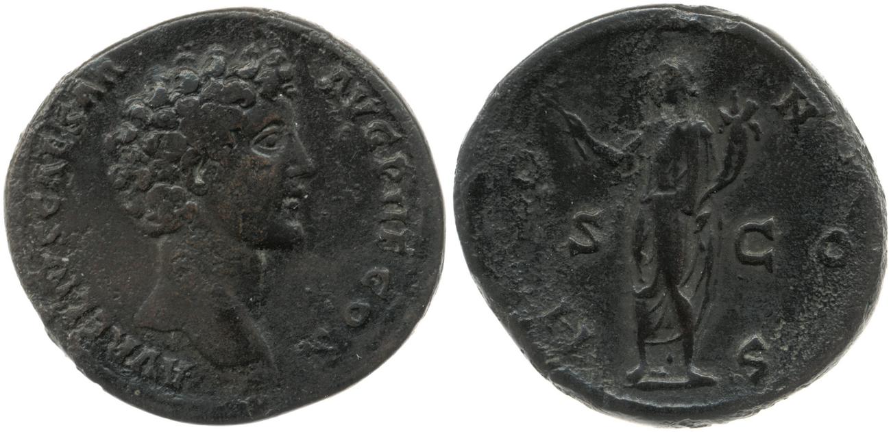 RIC III Antoninus Pius 1231, аверс, Британский музей