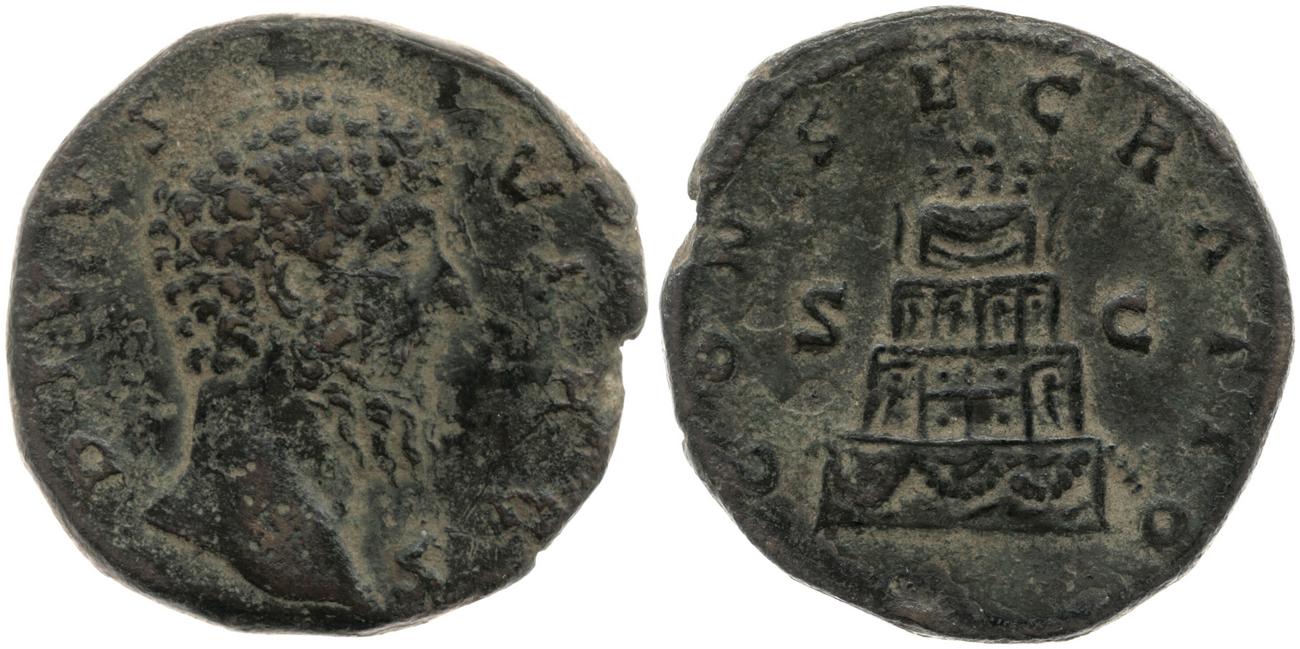 аверс RIC III Marcus Aurelius 1511