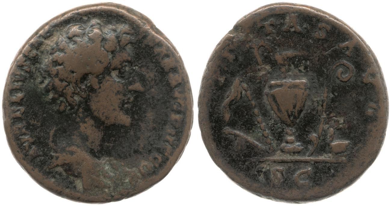 аверс RIC III Antoninus Pius 1240b
