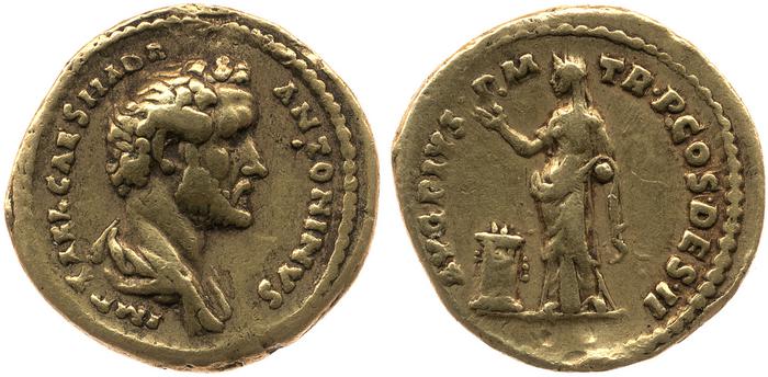реверс RIC III Antoninus Pius 14b