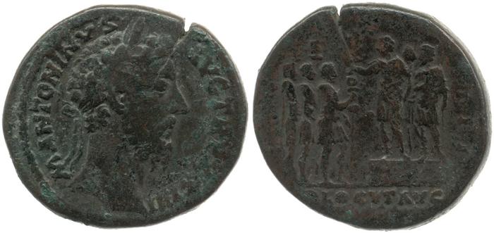 реверс RIC III Marcus Aurelius 974