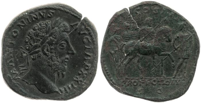 реверс RIC III Marcus Aurelius 977