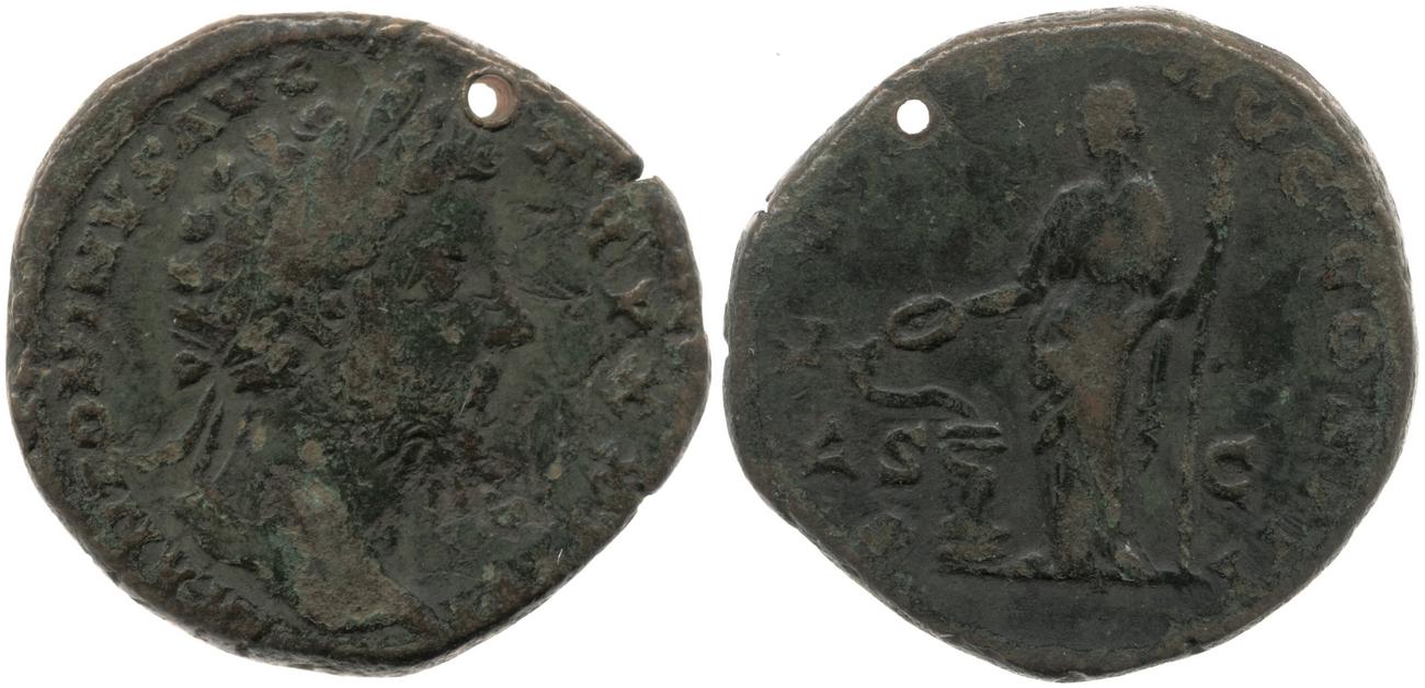RIC III Marcus Aurelius 979, аверс, bm