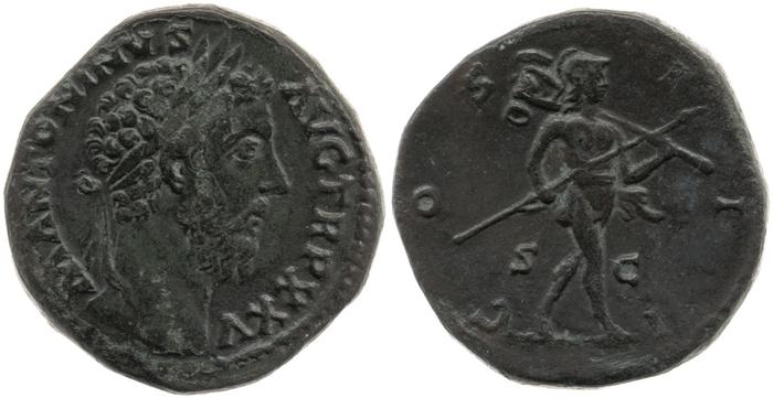 реверс RIC III Marcus Aurelius 992