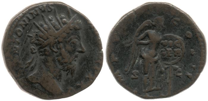 RIC III Marcus Aurelius 1002, реверс, bm