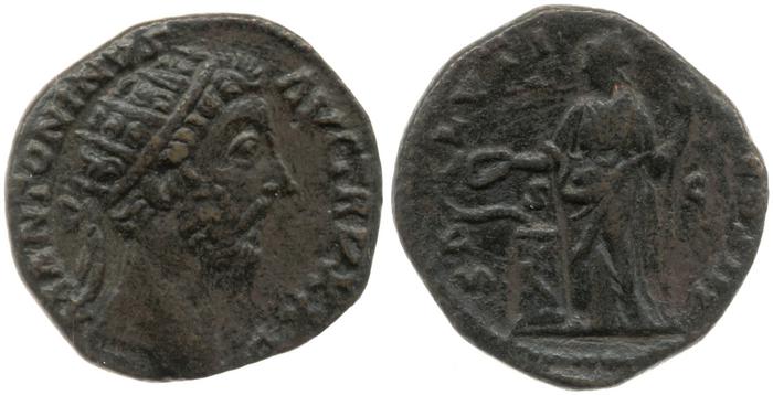 реверс RIC III Marcus Aurelius 1010