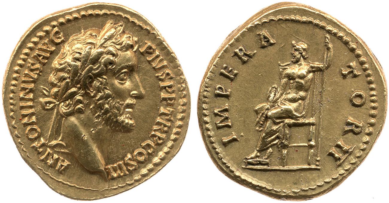 obverse RIC III Antoninus Pius 108A