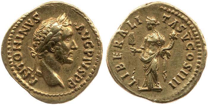реверс RIC III Antoninus Pius 142