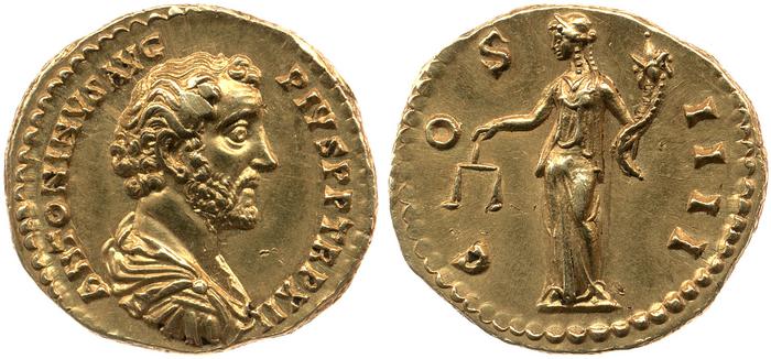 реверс RIC III Antoninus Pius 177c