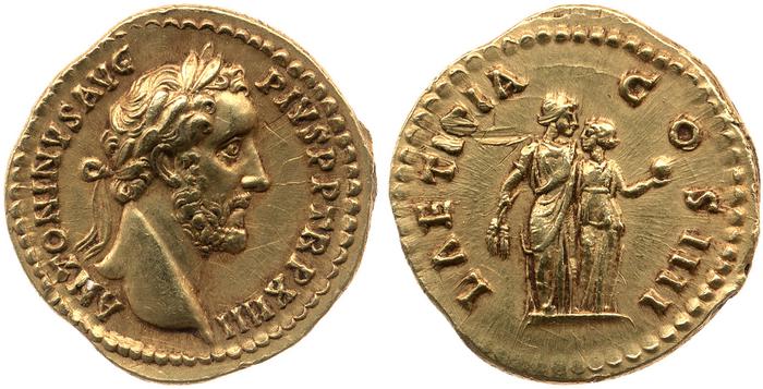 реверс RIC III Antoninus Pius 199C