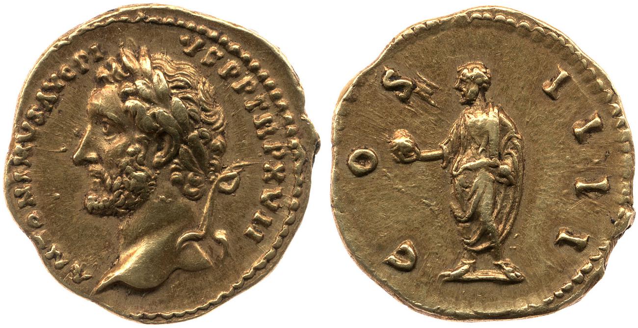 аверс RIC III Antoninus Pius 233E