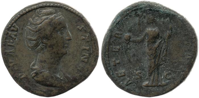 RIC III Antoninus Pius 1106, реверс, bm