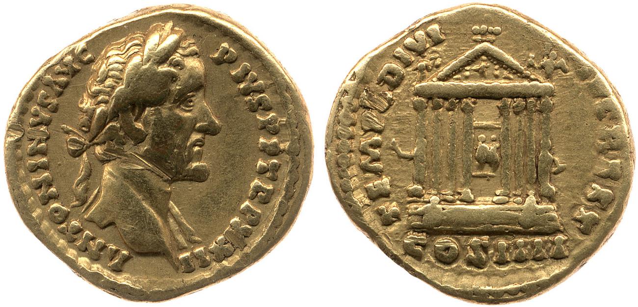 аверс RIC III Antoninus Pius 289B