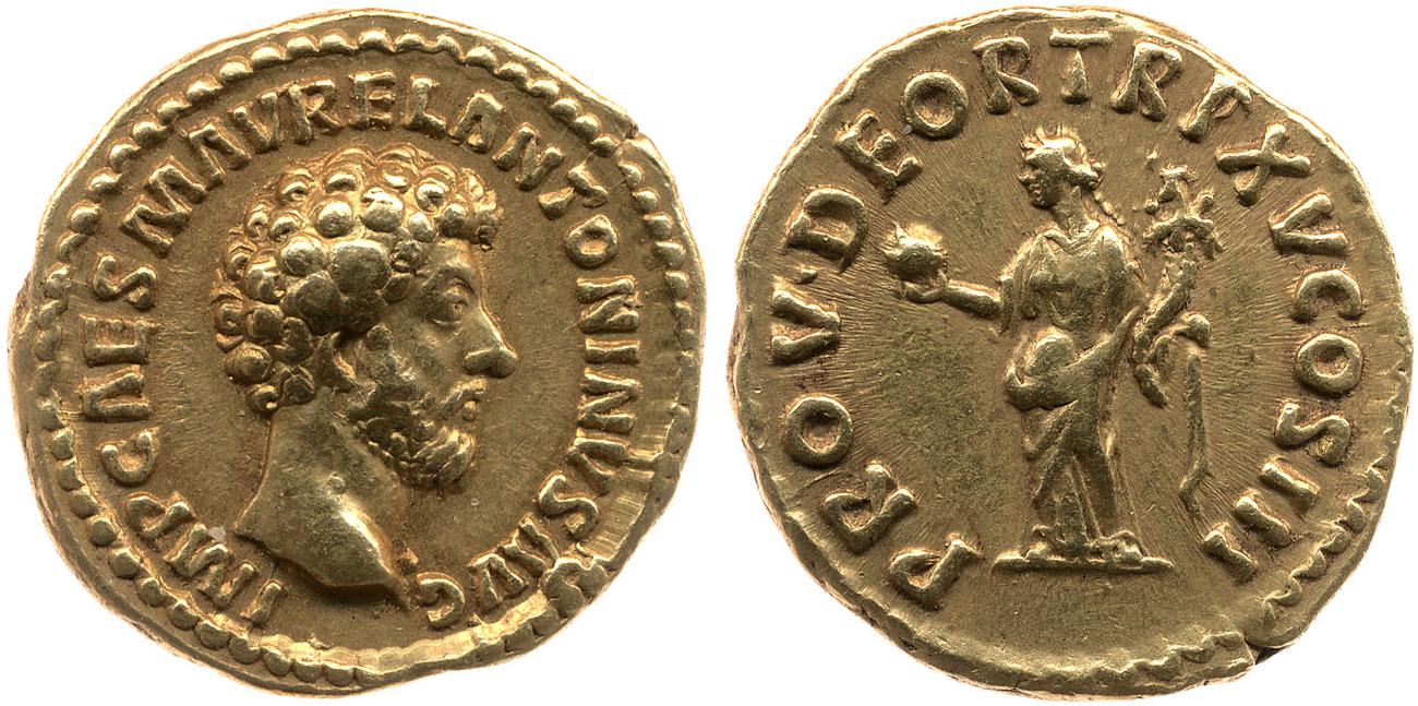 аверс RIC III Marcus Aurelius 19