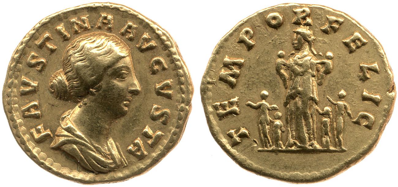 аверс RIC III Marcus Aurelius 718