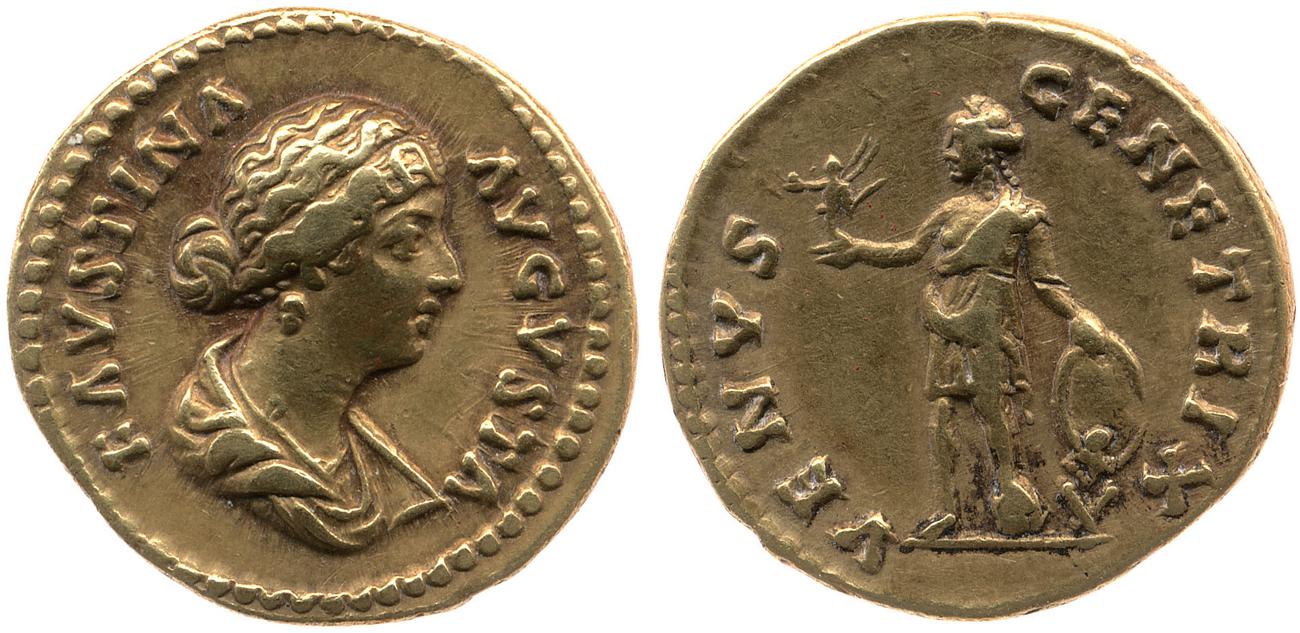 аверс RIC III Marcus Aurelius 733