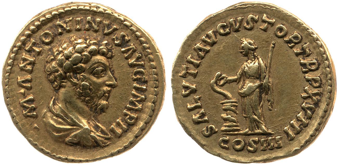 аверс RIC III Marcus Aurelius 98