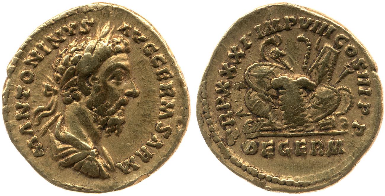 аверс RIC III Marcus Aurelius 362