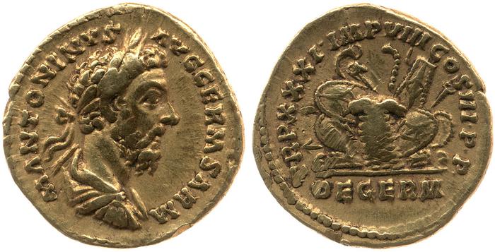 реверс RIC III Marcus Aurelius 362
