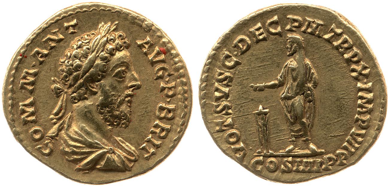 obverse RIC III Commodus 115