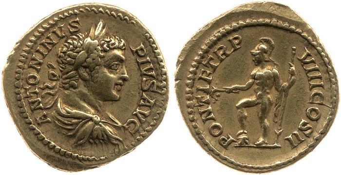 RIC IV Caracalla 80A, реверс, Британский музей
