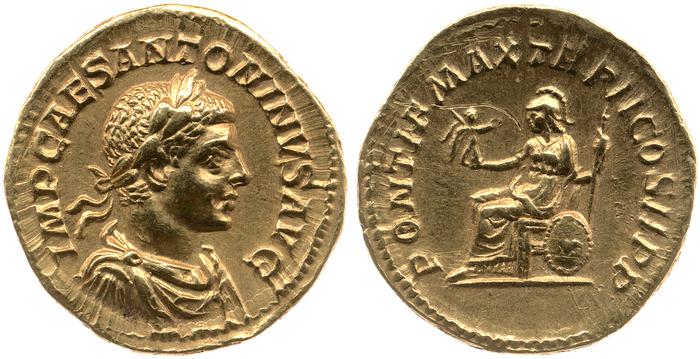 RIC IV Elagabalus 25, реверс, Британский музей