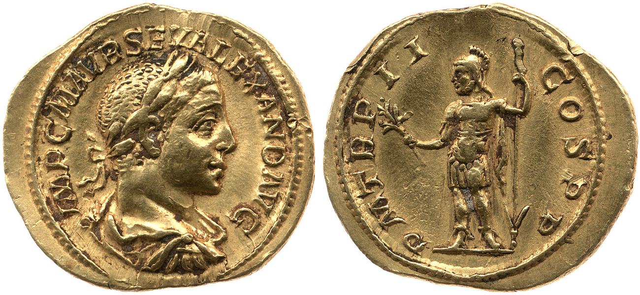аверс RIC IV Severus Alexander 21
