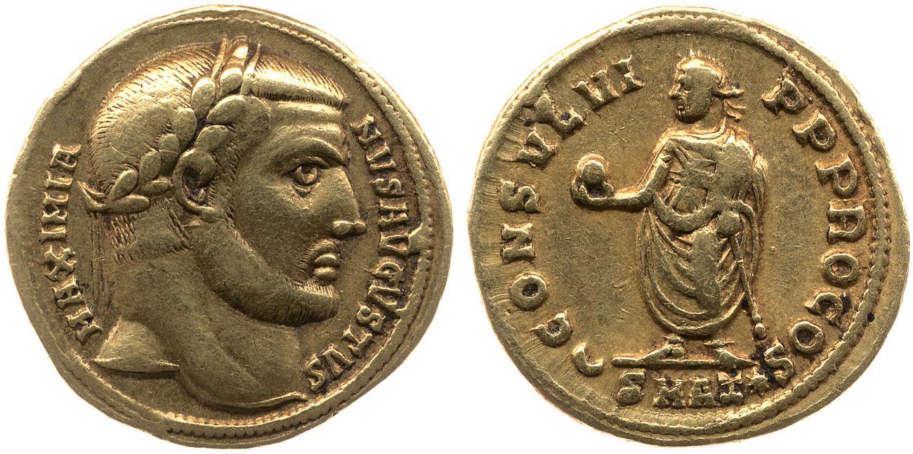 RIC VI Antioch 17, аверс, Британский музей