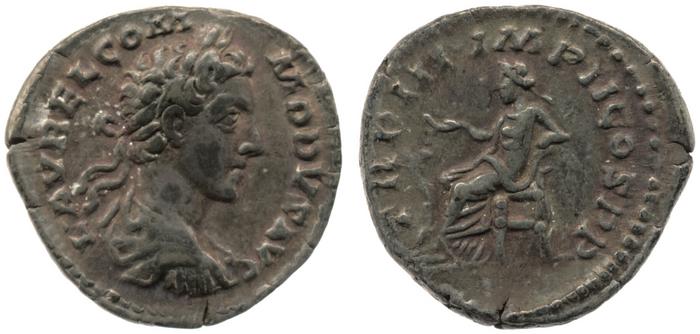 RIC III Marcus Aurelius 649, реверс, bm