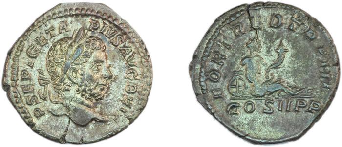 RIC IV Geta 77, реверс, bm