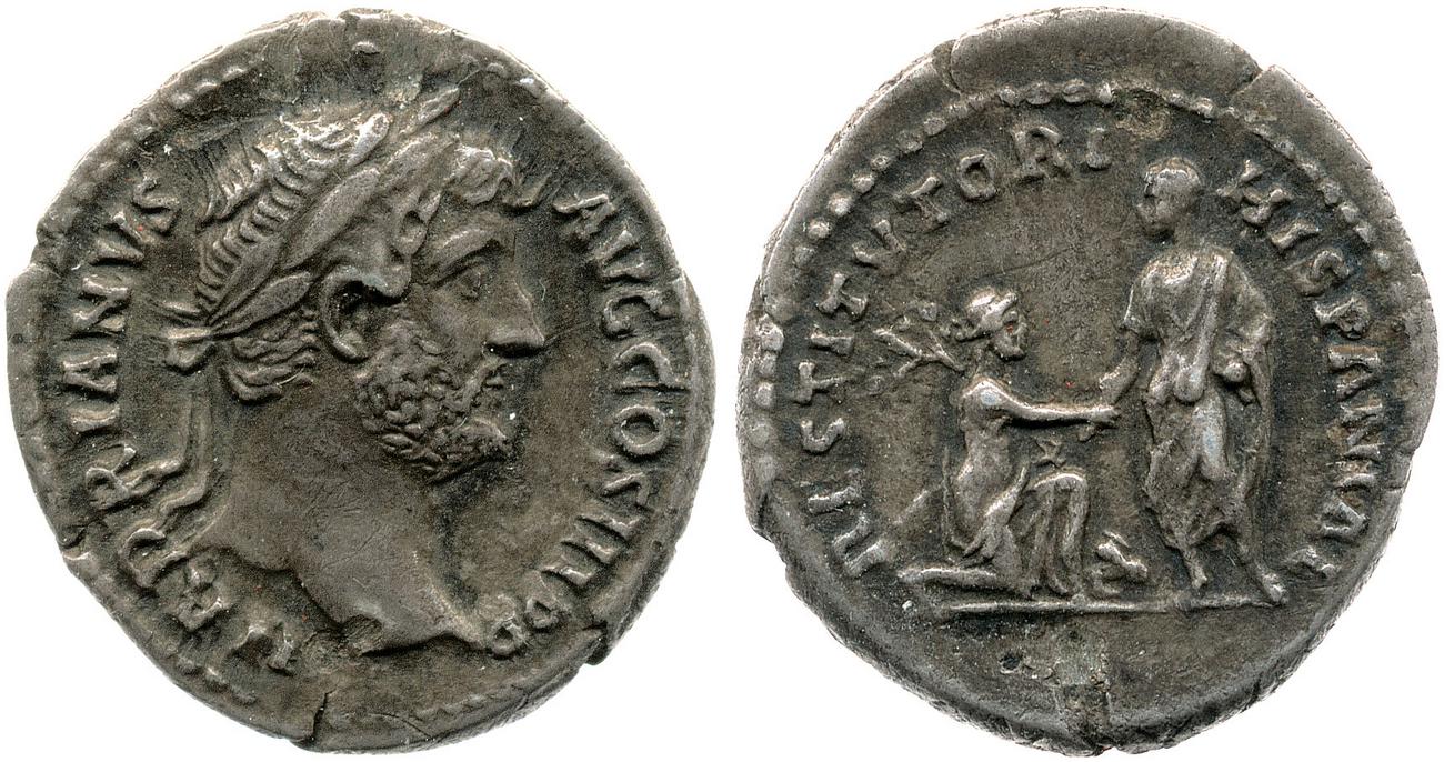 аверс RIC II, Part 3 (second edition) Hadrian 1580
