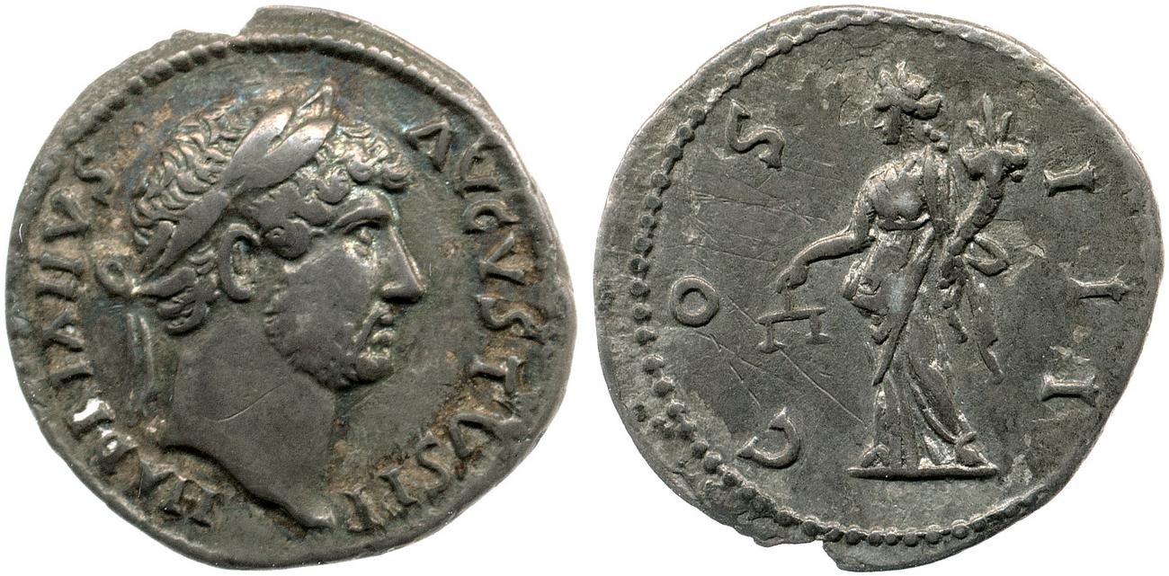 RIC II, Part 3 (second edition) Hadrian 3028, аверс, Британский музей