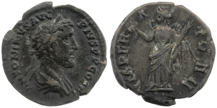 RIC III Antoninus Pius 111C, реверс, bm