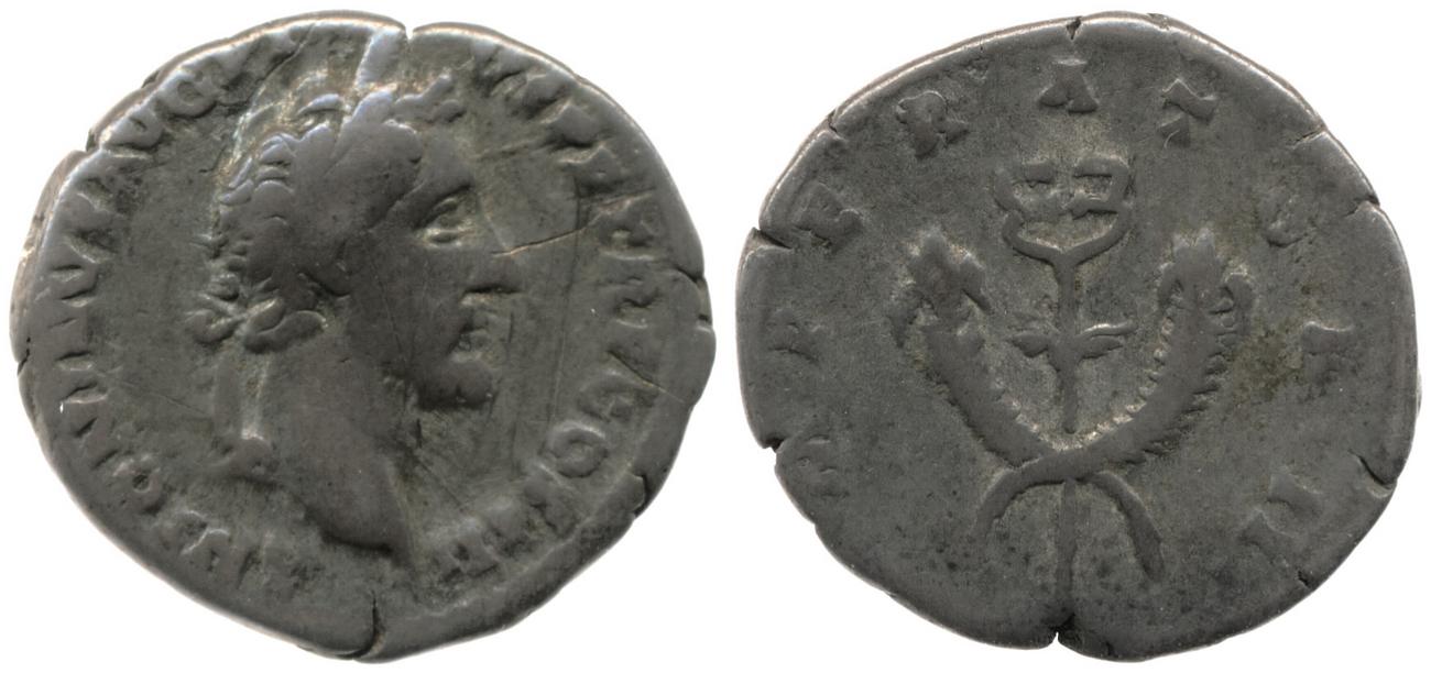 RIC III Antoninus Pius 112, аверс, bm